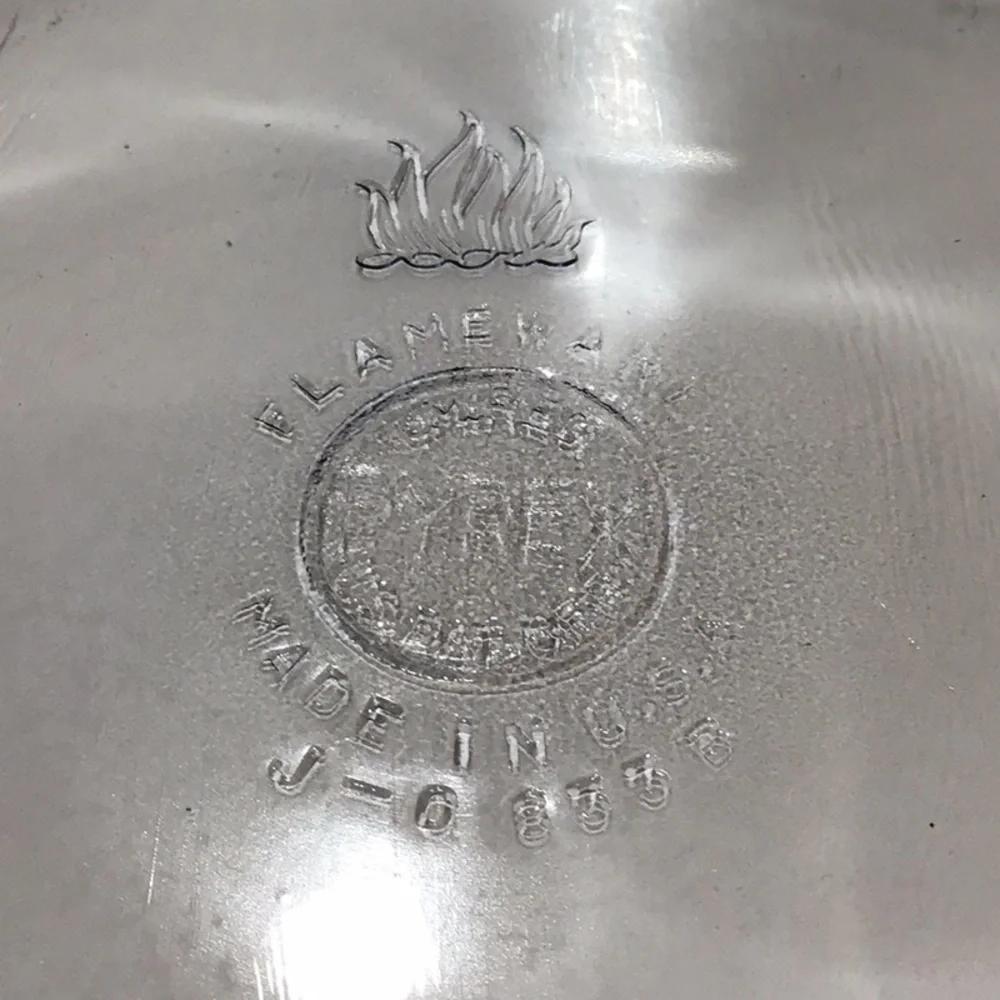 1930’s PYREX Blue Flameware # 833 EUC